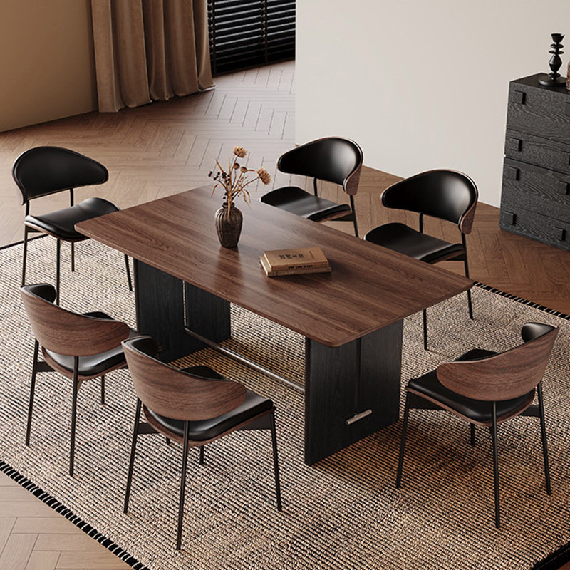 Solid Wood & Sintered Stone Dining Table