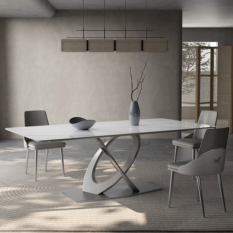 Italian Minimalist Sintered Stone Dining Table