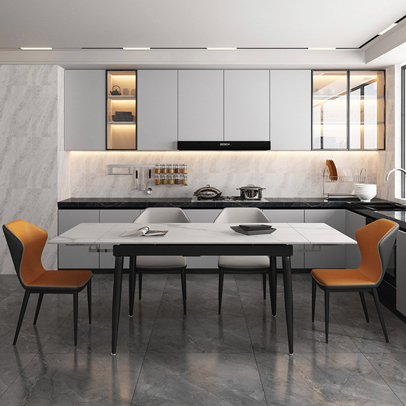 Extendable Sintered Stone Dining Table Set