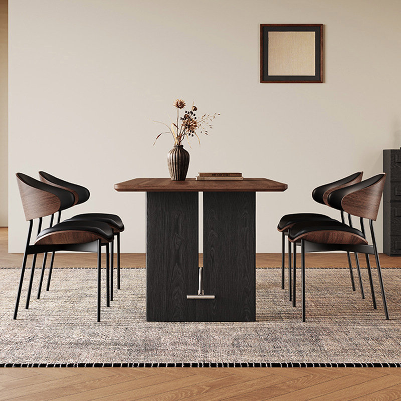 Solid Wood & Sintered Stone Dining Table