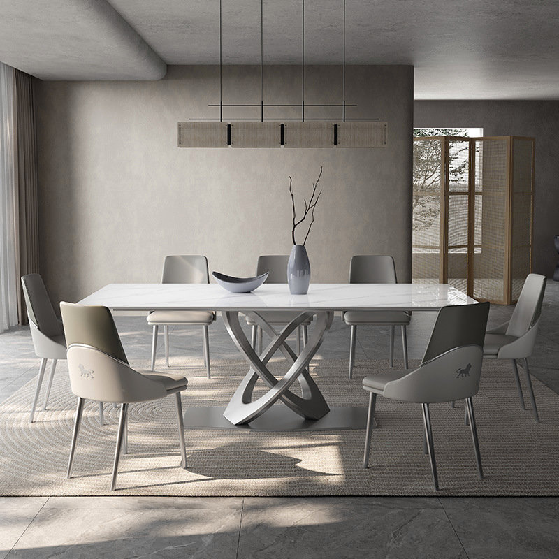 Italian Minimalist Sintered Stone Dining Table