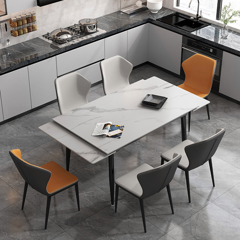 Extendable Sintered Stone Dining Table Set