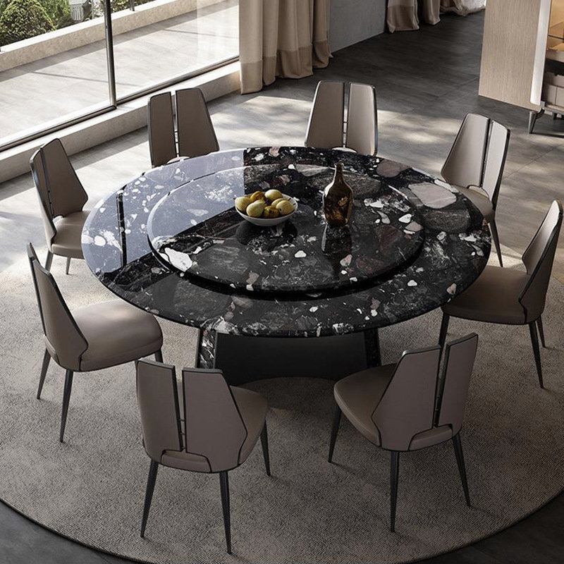 Snow Mountain Fox Natural Luxury Stone Dining Table