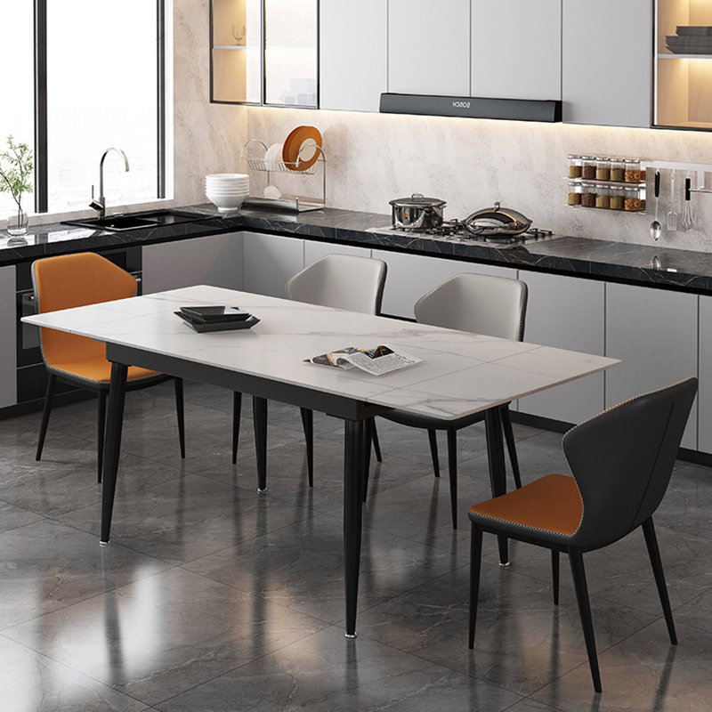 Extendable Sintered Stone Dining Table Set