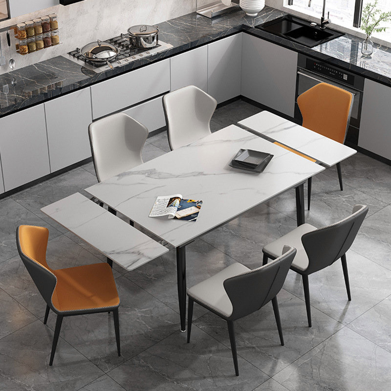 Extendable Sintered Stone Dining Table Set