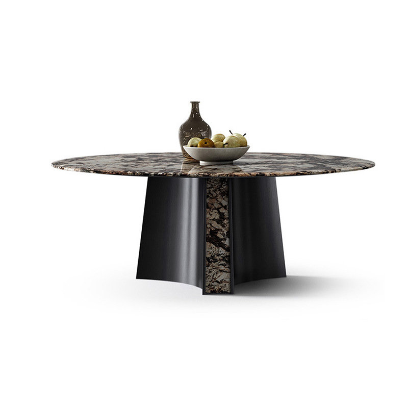 Snow Mountain Fox Natural Luxury Stone Dining Table
